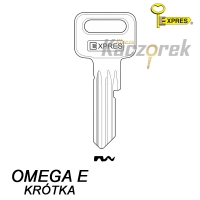 Expres 176 - klucz surowy mosiężny - Omega E krótka